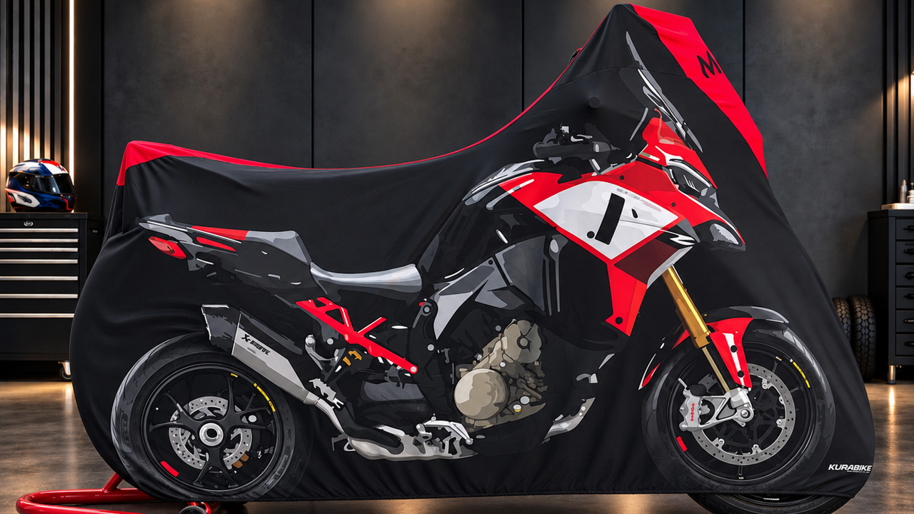 Telo copri moto da garage Kurabike - ducati